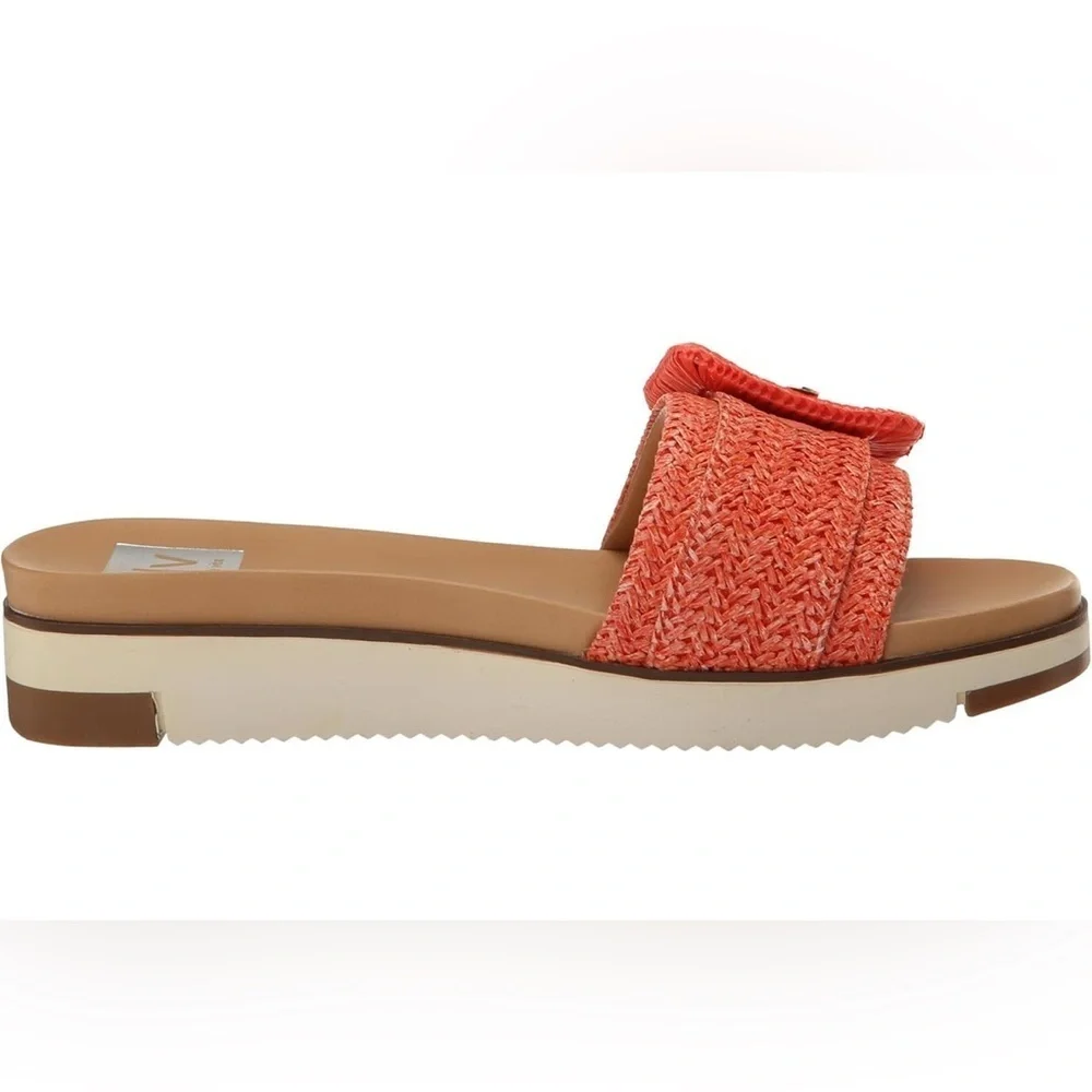 DV Dolce Vita Women's Caster Sandal, Tangerine 9